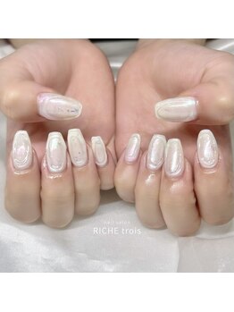 オーロラニュアンスネイル♪