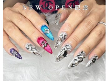 ビー 茨木(be)/フラッシュネイルツイードネイル