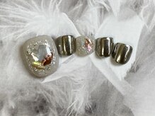 ジョリーネイル(Jolie Nail)/フット 人気のシェル×ミラー☆