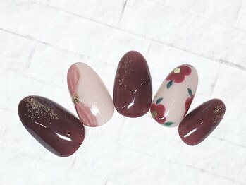 アルセア 上野御徒町店(Alcea)/お正月 手描き フラワー 和