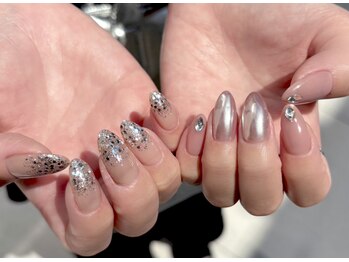 ネイルマジック 仙台一番町店(NAIL MAJIC)/ミラーネイル