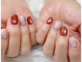 ニュアンス大理石ネイル