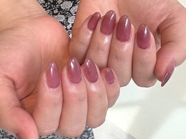 秋カラーネイル　パラジェル