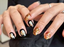 ダブリューアイラッシュ 中野(W.eyelash)/【hikaru】個性派ネイル