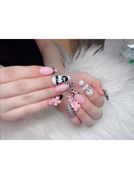 手描きアートが得意なサロン