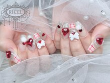 リシェル 原宿店(Ricel)/フレンチ×チェックデザイン♪