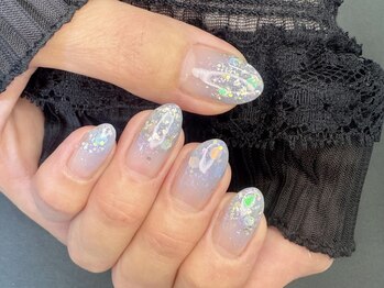 エマーブル ネイル(Aimable nail)/ラメグラデーション