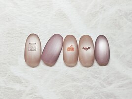 シンプルハロウィンネイル