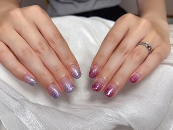 パンダネイル(Panda Nail)の写真/持ち込みアート2本3980から/爪薄い方美フォルムフィルインで理想の指先を叶えるサロン♪パラジェル500円