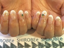 トータルサロン 白べぇーっ プラス/キラキラフレンチネイル♪