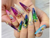 マイネイル 池袋西口(My Nail)/カラフルラメネイル