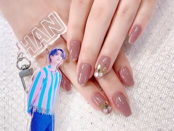ラルネイル 大宮(Lull. nail)/#ヌーディ#ガーリー#ハート