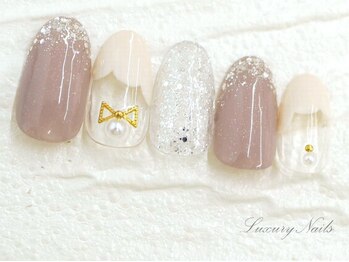 ラグジュアリーネイルズ オオミヤ(Luxury Nails Omiya)/変形*フレンチネイル