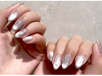 ネイルマジック 仙台一番町店(NAIL MAJIC)/マグネットネイル×水滴ネイル