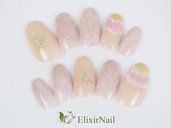 エリクサーネイル 神田(Elixir Nail)/シンプル/クーポン使用