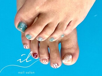 イル 神戸店/フットネイル×アート