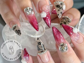 ネイルズガッシュトウキョウ 横浜西口店(NAILsGUSH TOKYO)の写真/イベント・ライブ・ブライダル・お呼ばれなど特別な日のネイル"NAILsGUSH"へ!オーダーネイルで周りに差を★