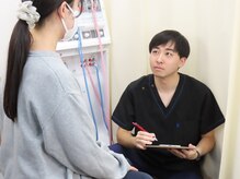丁寧にカウンセリングした上で施術を行います！