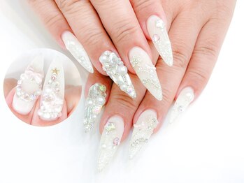 ネイルコレクション ピンク(Nail Collection Pink)/ホワイト☆クリスマス♪