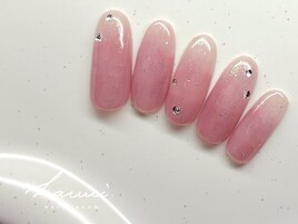 ニュアンスピンクグラデ