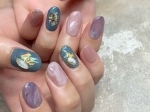 インラックネイルズ(in luck. NAILS)の雰囲気（くすみカラーで秋先取り☆）