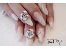 ミンクスタイル 恵比寿店(Mink Style)/白グラデ＆Ｖカットネイル