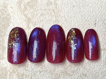 レイネイル 岐阜茜部店(RAY NAIL)/ビー玉マグネットネイル