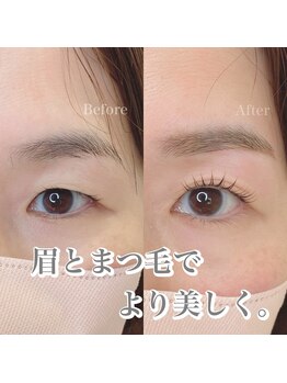 リア 自由が丘(REA)/眉とまつ毛で違いは一目瞭然！
