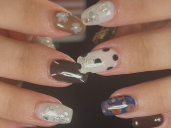 ガレージネイル(GARAGE NAIL)/持ち込みデザイン:yuka