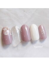 たゆ ネイル(たゆnail)/手描きフラワーアートネイル