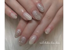 ネイルアンドアイラッシュスタジオ シュシュ(chouchou)/手描ミラー蝶々・春夏秋冬　宮崎