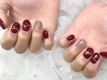 ネイルネージュ 錦糸町(Nail Neige)/ベーシック定額アート(秋ネイル)