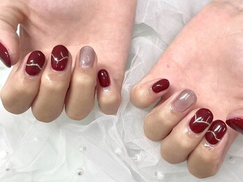 ネイルネージュ 錦糸町(Nail Neige)/ベーシック定額アート(秋ネイル)