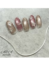 エーアンドエー 蕨店(A&A)/うるうる手描きフラワー