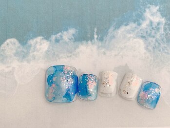 ネイルサロン&スクール ジーナ(GINA)/垂らし込みインクネイル