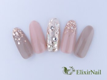 エリクサーネイル 五反田(Elixir Nail)/定額a シンプル／クーポン使用