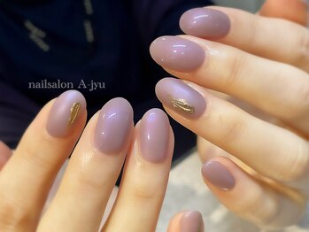 ネイルサロン アージュ(Nail Salon A jyu)/くすみパープル
