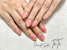 テテ(TeTe)/チークネイル×ミラーフレンチ