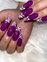 ビーネイル(be Nail)/ゼブラ柄☆