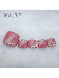 フットネイル：No.35