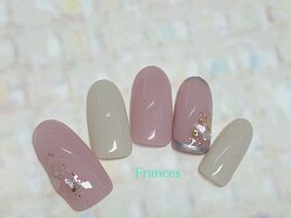 新作サンプル　シェルネイル