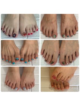 エスポワール(Espoir)/お客様フットネイル　4本アート