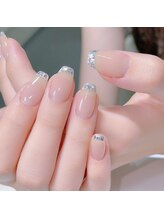 クイーンズビューティーサロン 新宿本店(Queen's beauty salon)/ケア込み　ミラーフレンチ