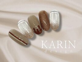 バレンタインネイル　¥9,000