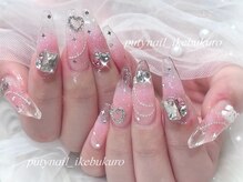 プティネイル 池袋(Puty Nail)/クリアチークネイル　スカルプ