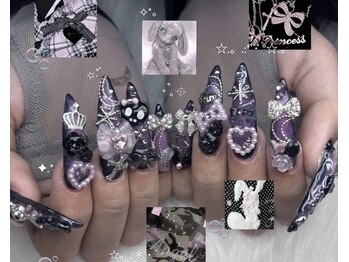 プリンセス(Princess)/ゴテゴテネイル12400円