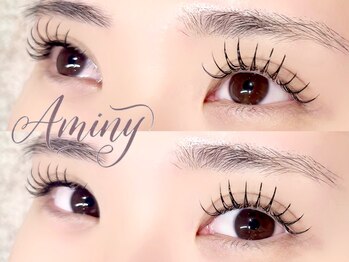 アミニー(Aminy)の写真/まつげの生え方や骨格に合った施術でぱっちり感&高持続を実現！フラットラッシュ/LED/アンドヘルシー[新宿]