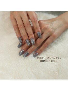 アトリエ エヌ(Atelier enu)の写真/砥部町アクセス良好◎完全プライベート空間で可愛いネイルを！新規クーポン4000円でワンカラーネイル体験♪