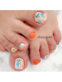 シャイニーゴールド 新所沢店(Shiny GOLD)/フットネイル