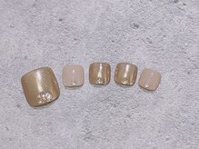 シェリーネイル(Cherie Nail)/キラキラミラーフットデザイン♪